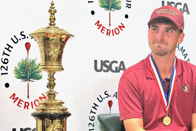 Whaley shares US Am title with father on his bag